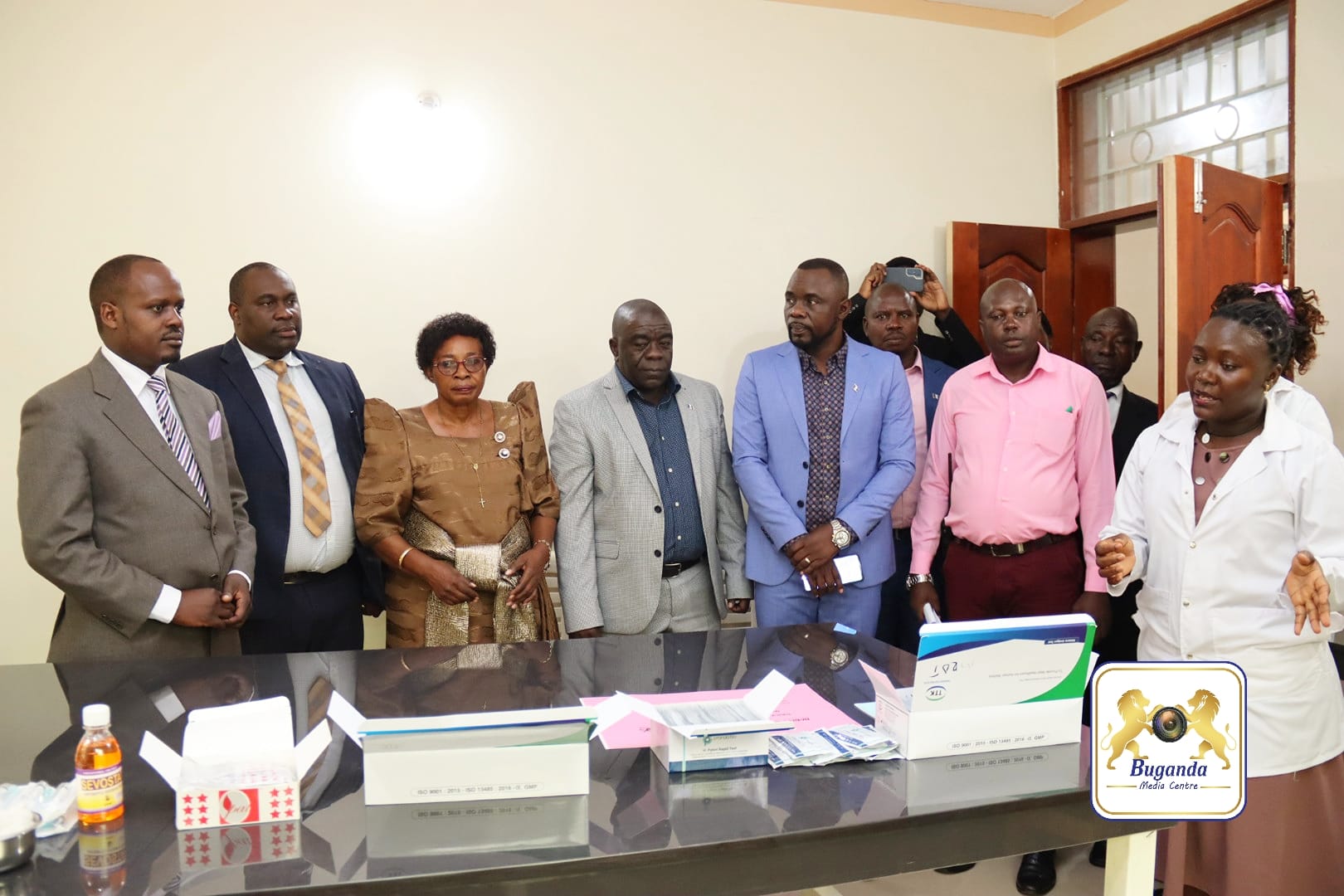 Various officials were present at the opening ceremony of Muteesa II Health Centre Various officials were present at the opening ceremony of Muteesa II Health Centre